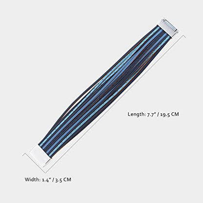 hotoo Leather Wrap Bracelet for Women - color: Dark Blue Leather Bracelets