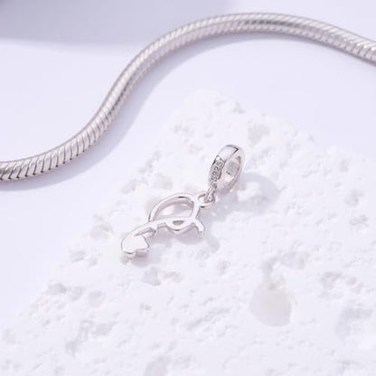 Letter Charms for Pandora Bracelets 925 Sterling Silver Alphabet Initial Charms Bead Jewelry Gift for Women - style: Initial P