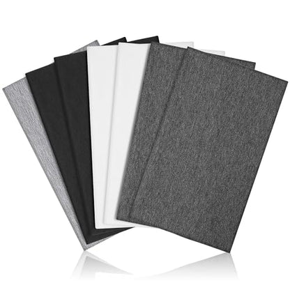 DiyJibb Headbands for Women, 7PCS Wide Cloth Hair Bands for Workout, Yoga, Skincare & Daily Wear, Soft & Stretchy - color: Black, white,dark grey, light grey