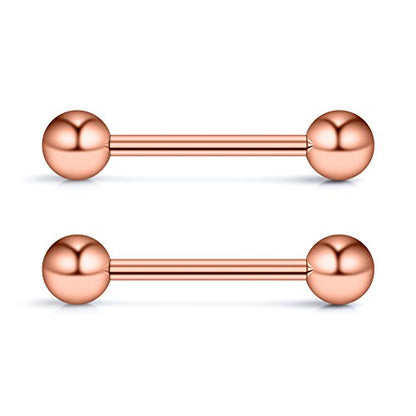 316L Stainless Steel Nipple Shield Barbell Ring Bar Body Piercing 14G - style: Mix Color(3pairs)