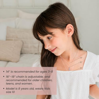 Cherished Moments Chains, .925 Sterling Silver or 14K Gold-Plated - color: Silver Wheat Chain-14