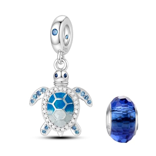 LNQOBU 925 Sterling Silver Charms Color-changing Chameleon Dangle Charm Beads Glow in the Dark Charme fits Pandora Bracelets and Necklace Jewelry Gift for Women - style: Glow in the dark 1739