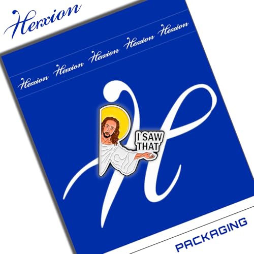 Enamel Pins, Cute Pins for Backpacks, Hat Pins, Novelty Brooch Pins, Backpack Pins, Lapel Pins for Men, Women, Girls, Boys. For Lanyard, Bags, Hats, Caps, Clothing - color: I Saw That