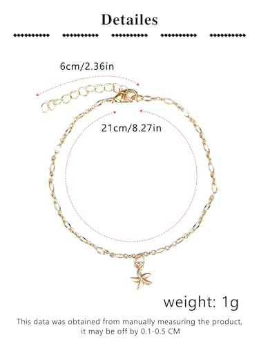 MODRSA Toe Rings for Women Toe Rings and Anklets for Women Toe Ring Adjustable Toe Rings Silver Rose Gold - color: E2-toe rings +anklets -gold