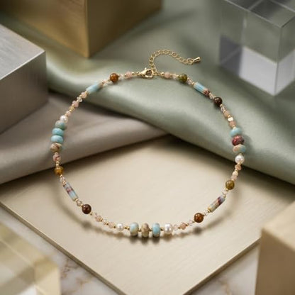 Bohemian Necklace Multi Color Jewelry for Women