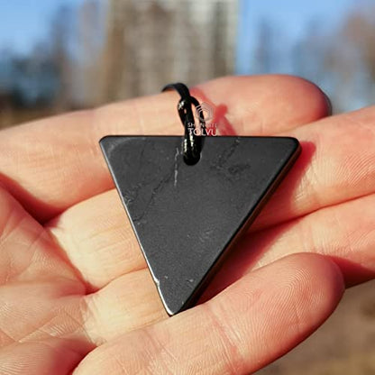 Shungite Pendants - Various Geometric Shapes - Authentic Stone - Certified - style: Force of Earth