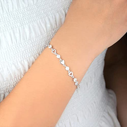 Friendship Necklace, Friendship Gifts for Women, Gifts for Best Friend, Best Friend Friendship Necklace, Birthday Gifts for Female Friends, Her, BFF, Bestie… - color: Silver - Friendship