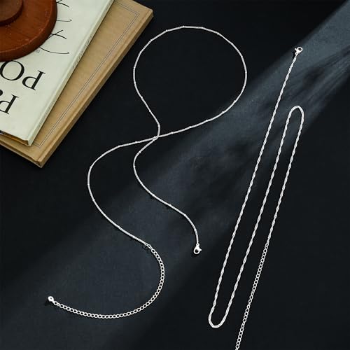 Coshilta Silver Waist Chain Satellite Body Chain Layered rope Waist Chains 2PCS 14k Gold Plated Sexy Bikini Beach Waist Chain for Women Waterproof Adjustable 26.5-33Inch