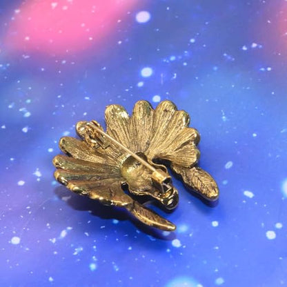 HETICA Vintage Animal Dragon Skull Wolf Crown Lion Brooch for Men Women Suit Tie Dress Lapel Pin Fashion Jewelry - style: Vintage Gold Skull Indian Head