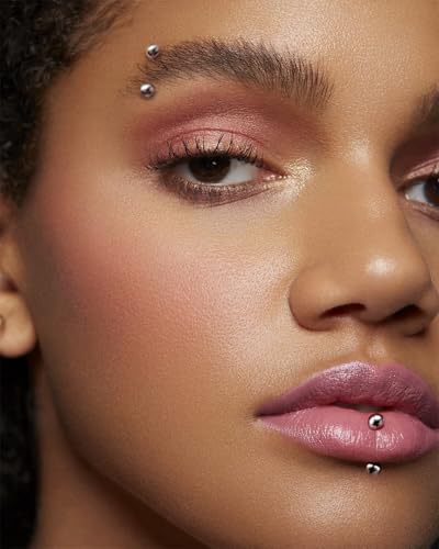 JELIEE 64pcs Eyebrow Piercing Jewelry Surgical Steel Rook Piercing Jewelry Curved Barbell Tiny Eyebrow Ring Vertical Labret Lip Jewelry Ear Rook Helix Conch Daith For Women Men 16g 6mm/8mm/10mm/12mm