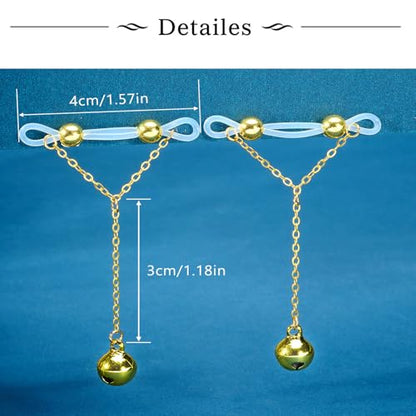 Longita Silver Gold Fake Nipple Rings Non Piercing Nipple Jewelry with Chain Adjustable Elastic Nooses Non Pierced Faux Body Jewelry for Women Men Comfortable Valentine's Day - color: B2- chain - gold