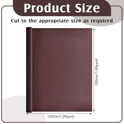 Jecery 1.1 Yard Anti Tarnish Silver Cloth by the Yard, Luxury Jewelry Silver Polishing Storage Protect Cloths for Silverware Flatware Silversmith Polishing (Brown) - color: Brown