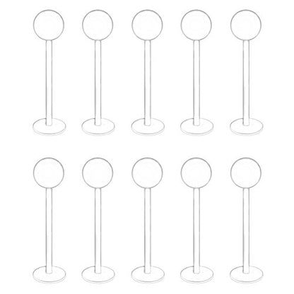 10PCS Clear Flexible UV Acrylic Tongue Labret Cheek Ring Piercing Retainer 14g 16g 3/4" 19mm - style: 10PCS - 14g 19mm
