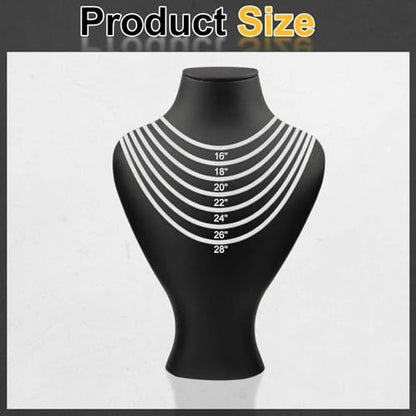 HARFINGTON Herringbone Necklaces Stainless Steel Snake Chain Necklace Adjustable Flat Chain for Jewelry Gift - color: Silver, size: 16" x 0.12"