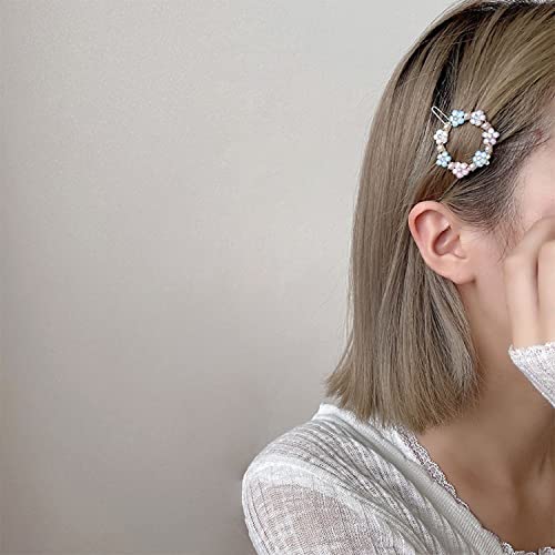 Hair Clip, 20PCS Rhinestone Flower Hair Clip Bobby Pin, Bling Crystal Love Pins Handmade Metal Headwear Hair Clips for Women's and Girls' Hair Accessories | 20PCS,Handmade metal headwear Hair clips Hair clips for women's and girls' hair accessories - colo