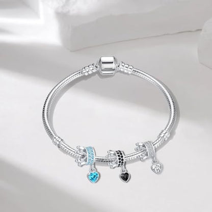 Bow Royal Crown Married Couple Wine Bottle Lock Key Arrow Heart Dangle Charm Bead for Pandora Bracelet … - style: Fairytale Crown