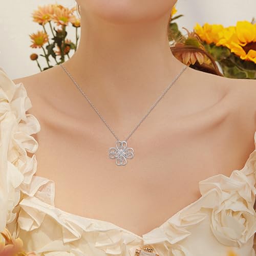 Sterling Silver Pendant Necklace Charms Hypoallergenic Fashion Jewelry Dainty Valentines Day Birthday Gift for Women - style: Celtic