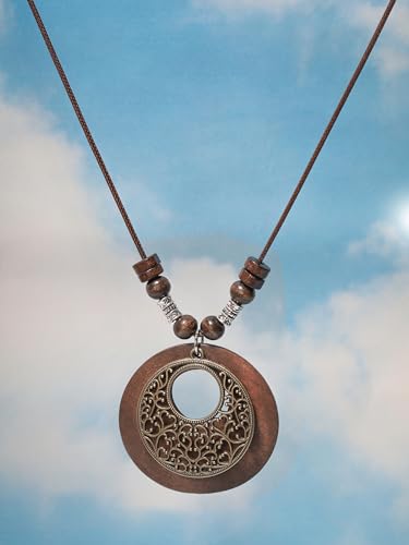 MINACHI Vintage Statement Necklaces for Women, Long Pendant Necklaces, Boho Jewelry for Women - style: Necklace 08-0003