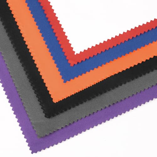 6 PCS Jewelry Polishing Cloths, Large 10x12 Inch(Dark) | Pure Cotton, Two‑Step Polish, Reusable, Polishing Cloths for Cleaning Gold, Silver, Platinum, Diamond, Stainless Steel - color: Dark