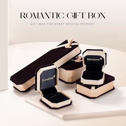 Kemstone Square Signet Ring for Men - Stainless Steel Flat Top Heavy Geometric Silver Gold Black - color: Silver, size: 8#