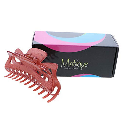 Jumbo Jaw Clip Extra Large Marbelized Hair Claw for Women (Light Cherry) - color: Light Cherry