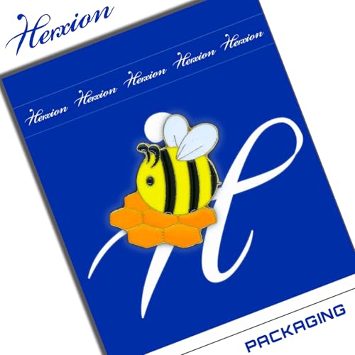 Enamel Pins, Cute Pins for Backpacks, Hat Pins, Novelty Brooch Pins, Backpack Pins, Lapel Pins for Men, Women, Girls, Boys. For Lanyard, Bags, Hats, Caps, Clothing - color: Bee