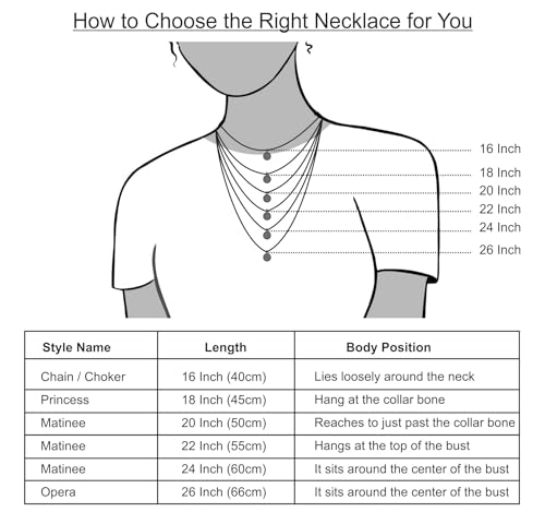 LeCalla Italian Sterling Silver Layered Necklace Handmade Multi Row Layering Necklaces for Women - color: Freshwater Pearl PaperClip Layered