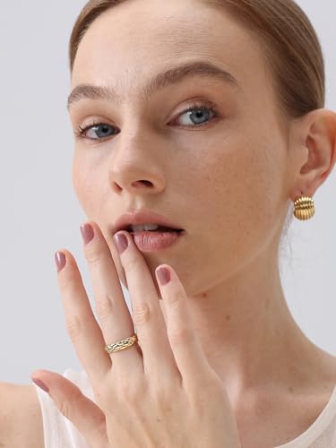 Green Crystal huggie gold hoop earrings for women Girls,14K Gold Plated with 925 Sterling Silver Post color Cubic Zirconia dainty cute Earrings| CZ Stud Earring - color: Kayla Gold
