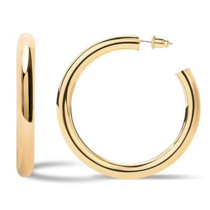 14K Gold Plated Sterling Silver Enamel Color Huggie Hoop Earrings for Women – Wide Range of Vibrant Color Options Available - color: Gold Silver 8pc Bundle
