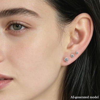 18G 16G 14G Lip Labret Medusa Nose Rings Studs Flat Back Earrings Internally Threaded 316L Surgical Steel Cartilage Tragus Helix Conch Earrings Piercing Jewelry for Women Men 6mm 8mm 10mm - color: 14G - Gold-6/8/10mm Bars-Grabber Tool