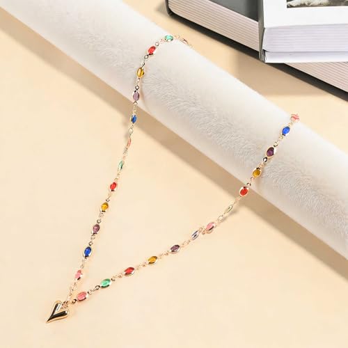 Necklace for Women, Dainty Long 14K Gold Y-Shaped Necklace Jewelry Trendy Beaded Layered Chain Drop Necklaces Jewelry Women Gifts - style: Y-shaped-Collarbone Chain