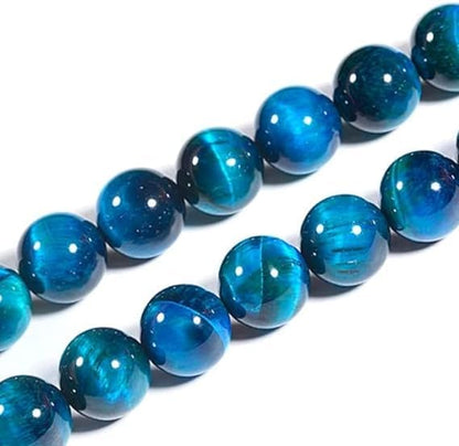 Zenkeeper About 180 Pcs Lake Blue Tiger Eyes Beads for Jewelry Making 4 MM Lake Blue Tiger Eyes Gemstones Loose Stone Beads - color: Lake Blue Tiger Eyes, size: 4MM, about 180pcs