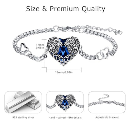 Animal Bracelet for Women 925 Sterling Silver Celtic Dragon/Horse/Wolf Bracelet Adjustable Bracelet Cute Animal Jewelry Gift for Women - style: Lion Bracelet