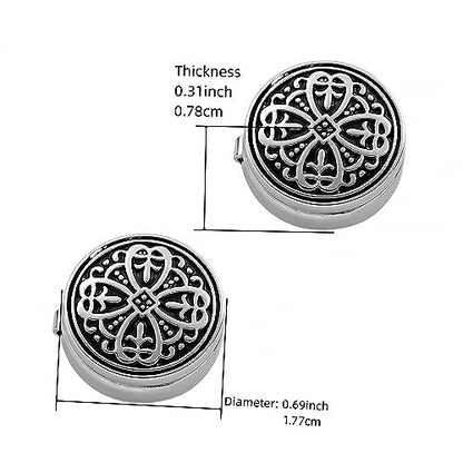 Mens Button Covers Tuxedo Shirt Cufflinks Alternative | Fake cufflinks and alternative fashion jewelry accessories for mens formal business dress shirts suits and groomsmen - color: G silver