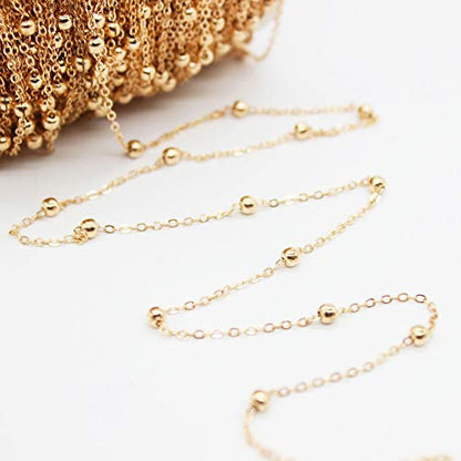 MEVECCO Anklet for Women Gold Chain 14K Gold Plated Dainty Boho Beach Summer Simple Foot Jewelry Ankle Bracelet - style: Gold Ball