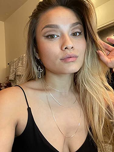 NAG.HC 925 Sterling Silver Chain 0.8MM Delicate Box Chain - Italian Necklace Chain - Tiny&Thin&Strong -Friendly Price & Quality 14"-30" - color: Silver, size: 18.00
