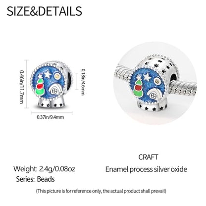 CYCUFF 925 Sterling Silver Charms Suitable for Charm Necklaces, Bracelet Pendants Beads Jewellery Gift for Women