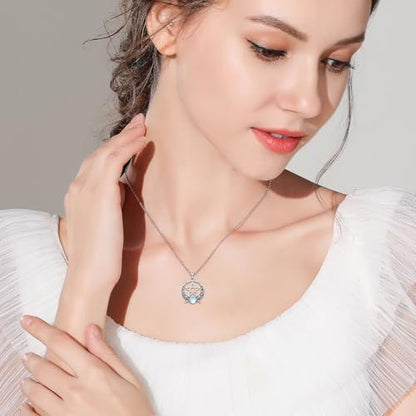 Witch Necklace 925 Sterling Silver Pentagram Triple Moon Pentacle Pendant Wiccan Pagan Jewelry Witchy Gifts for Women - style: Pentagram