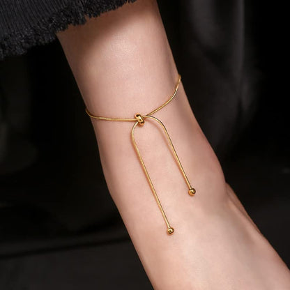 Sora Tuki Ankle Bracelets for Women Tennis Rhinestone Anklets for Women Butterfly Heart Star Cross Anklet Bracelet for Women Plus Size Anklet Bracelets for Big Ankle Beach Foot Jewelry - style: 6 - snake chain