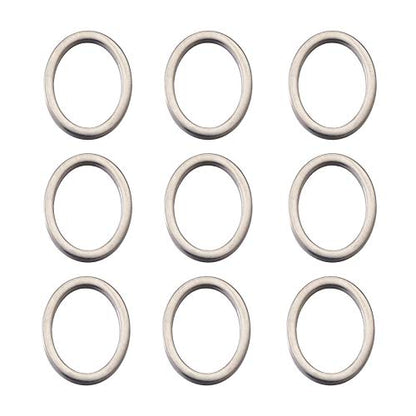 30Pcs Oval Linking Charms Open Bezel Hollow Frame Charm Pendants Linking Ring Connector Stainless Steel Beading Hoop for Earrings Bracelet Necklace Jewelry Making - color: Antique Silver - Oval