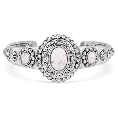 Montana Silversmiths Made in the USA Western Lifestyle Women's Cuff Bracelet - style: Heaven's Halo