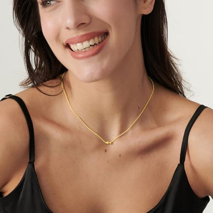 LLWOM Gold Necklace for Women-14k Gold Plated Infinity Necklace Star Of David Necklace Evil Eye Cross Pendants Heart Dainty Gold Necklace For Women - color: Gold -Fish