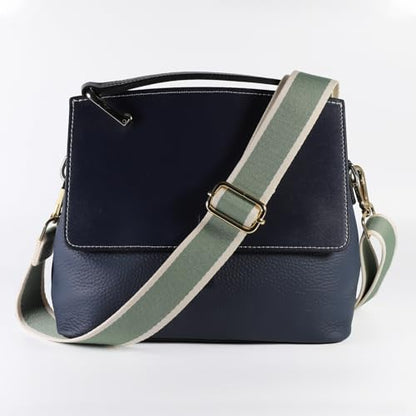 Kolti Purse Strap Replacement Crossbody Handbag Stripe Wide Adjustable - color: Gold Buckle-422