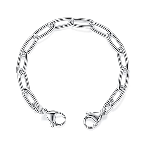 mnmoom lnterchangeable Medical Alert Bracelets-Stainless Steel Chain with lobster clasps-Just Chain - color: A Chain