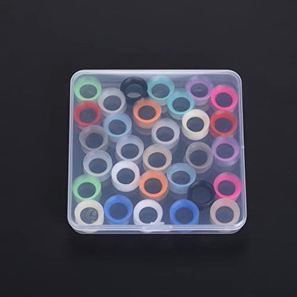 Xpircn 30Pcs Silicone Ear Gauges Flexible Ear Tunnels Plugs Stretchers Expander Double Flared Flesh Ear Piercing Jewelry for Women Men - style: Gauge:9/16"(14mm)