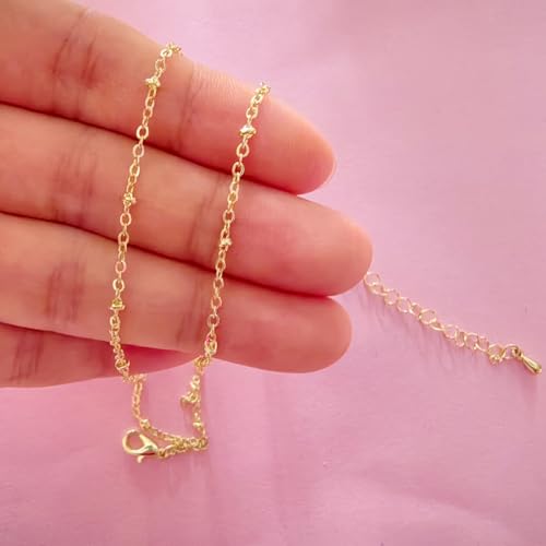 Layered Ankle Bracelets for Women, Heart Anklets Summer Beach Jewelry - style: layered