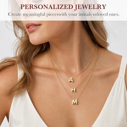 26Pcs 18K Gold Filled A-Z Alphabet Letters Charms for Jewelry Making, Initial A-Z Alphabet Charm Pendant Beads, Slide Glitter Pendants for Women DIY Bracelet Necklace Earrings Choker Making - color: Style C