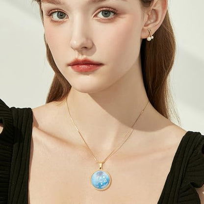 UNICRAFTALE Round Open Back Bezel Pendants Stainless Steel Ring Frame Pendants Geometric Blanks Charms Hollow Frame Pendant Cabochon Settings for Earrings Necklace Bracelet Jewelry Making - color: Gold
