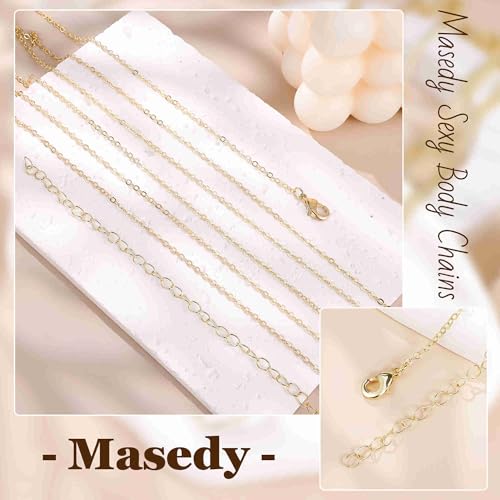 14K Gold Sexy Body Chains for Women Necklace Layered Bikini Bra Chain Crossover Belly Chain Rhinestone Summer Chest Chain Beach Prom Nightclub Body Chain Jewelry - style: Gold D