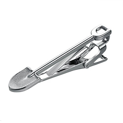 Yoursfs Electrician Tie Bar For Men Cool Tool Tie Clip 316L Stainless Steel Silver Nail Novelty Construction Tie Clips Jewelry - style: 4Pcs Tool Tie Clips Set